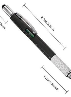 16Pcs Gift Tool Pen 6 In 1 Multitool Ballpoint Pens Personal