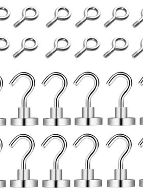 Magnetic Hooks Heavy Duty Earth Magnets with Hook for Refrig