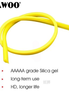 2pcs Car Wiper Blade Silica gel Silicon Refill Strips for Fr