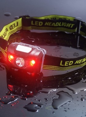 ANYIGE Mini Head Lamp 4 Mode Waterproof 600Lm R3 2 LED Flash