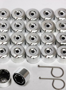 20PCs/Set 17MM ALLOY WHEEL LOOKING NUT LUG BOLTS COVERS CAPS