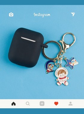 For AirPods Pro 3 Case Cute Space Astronaut Silicone Earpho