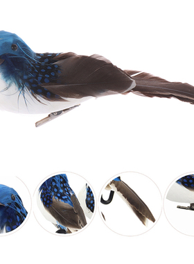 Many Types Fake Craft Birds Artificial Foam Feathers Mini