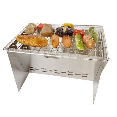 Mini Portable BBQ Grill Stove Stainless Steel Camping