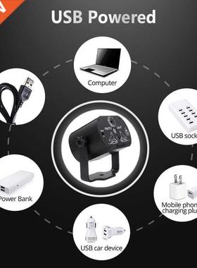 RGB 60 Patterns DJ Disco Lig Strobe Party Stage Liging E