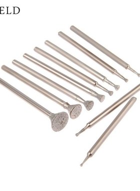 10PCS Diamond Grinding Head Jade Abrasive Tools Pound Mound