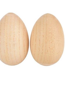 2Pcs Wooden Egg Shakers Musical Percussion Instruments Rhyt