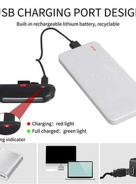 BORUiT USB Rechargeable COB LED Mountain Bike Tail Light Tai