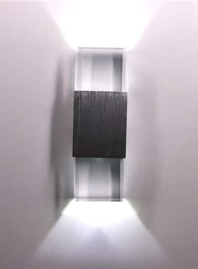 Modern Style 2W/ 6W Square Alunum LED Wall Lamp Light Acryli