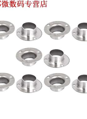 10x Garderobekast 25mm Dia Tube Opknoping Rail Ondersteuning