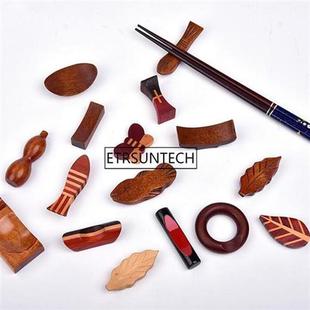 Wood Pillow Chopsticks Stand Holder Japanese Style