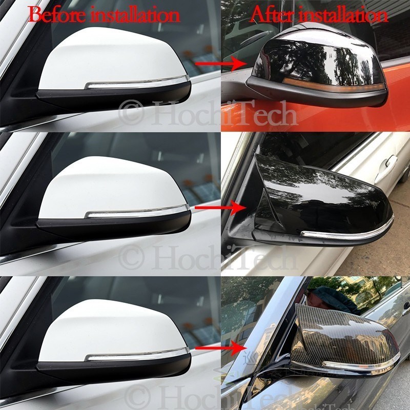 Carbon Fiber Car Rear View Mirror Cover Cap For Bmw F20 F22