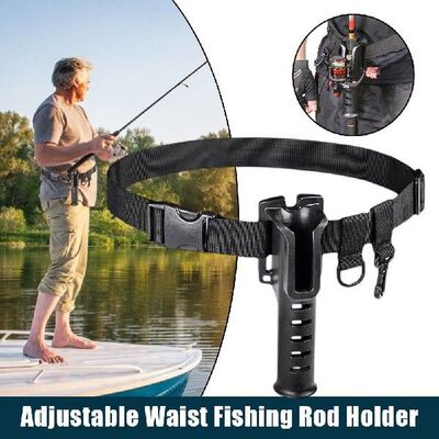 Adjustable Waist Fishing Rod Holder Fishing Rod Pole