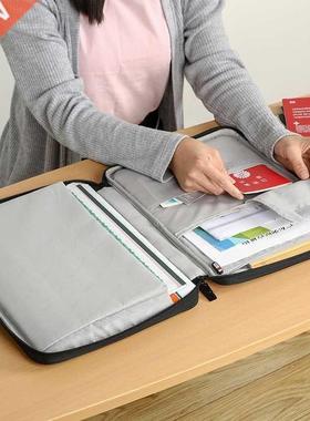 Multifonctionnel A4 porte-documents fermeture &eacut