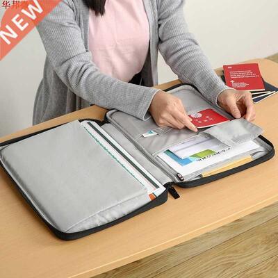 Multifonctionnel A4 porte-documents fermeture &eacut