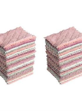 48Pack Kitchen Towels And Dishcloths Set, Microfiber