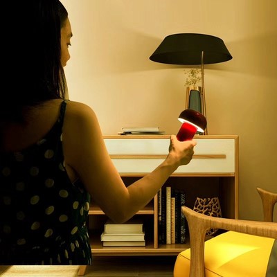 Dropship Touch Dimming Mushroom Desk Lamp USB Rechargeable F