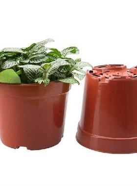 100Pcs Round Plastic Plant Pots Small Flower Pots for Plant
