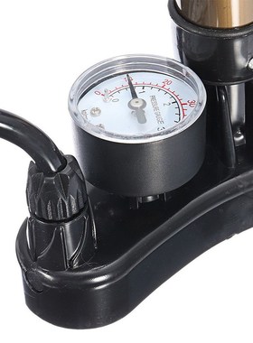 Bicycle Basketball Football Air Pump Inflator Manometer with