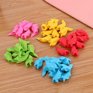 Learn Kids 5Pcs Pencil Grip 1Pcs Beginner Holder Pen Writing