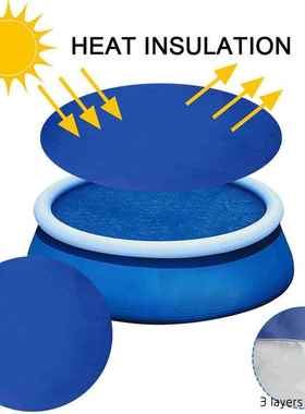 Round Pool Cover Protector Foot Above Ground Blue Protecti