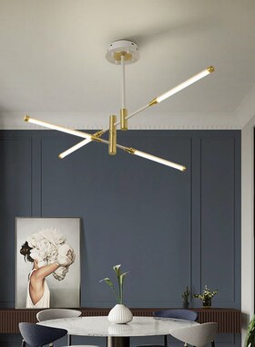 Nordic chandelier living room simple modern style atmosphere