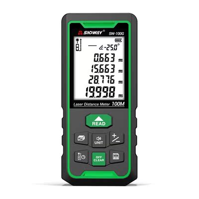 SW-50G/70G/100G Laser Rangefinder Distance Meter Green 100m