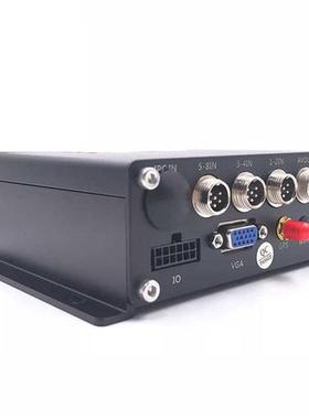 Ahd 1080 local playback monitoring host GPS 8CH dual SD car