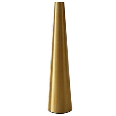 Gold Metal Vase Small Flower Vase Cone Vases for Wedding Tab