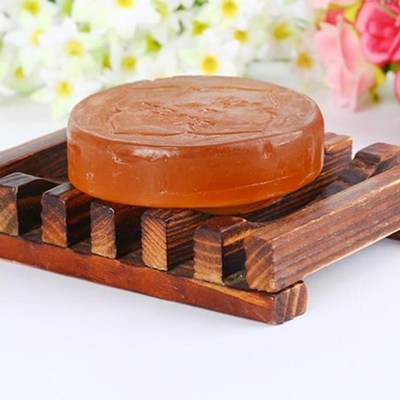 Natural Soap Bamboo Rack Mildew Resistance Wooden Soap Tray