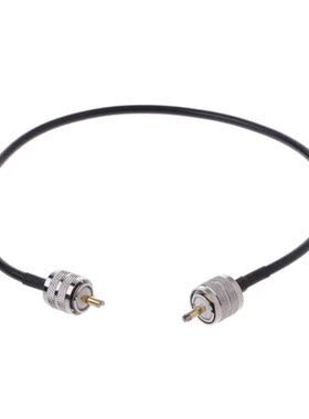 RF Coaxial Cable Connector UHF PL259 Male to UHF Male PL259
