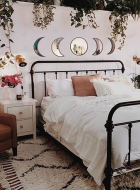 Mirrors Wall-Decoration Phase-Wall-Sticker Moonphase Decals