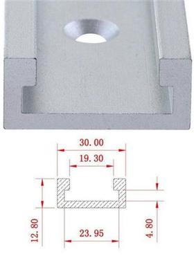 T Clamp Wood Clamp Slide Slot Track Stopper Woodworking Scre