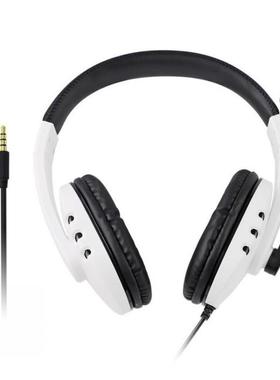 3.5mm Wired Headphone with Microphone Universal Over-Ear Ear