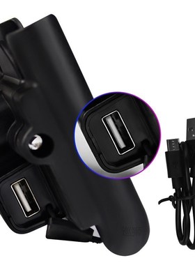 Aluminium Motorcycle Bike Phone Holder Braket with USB Charg