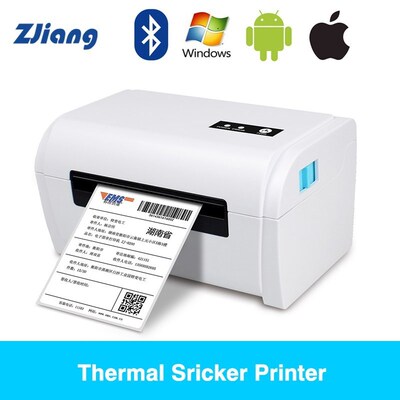 Thermal shipping Label Barcode sticker Printer 4inch USB Blu