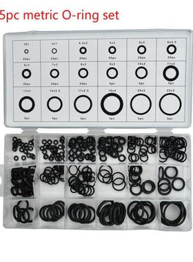 225 pcs Rubber O Ring O-Ring Washer Seals Watertightness Ass