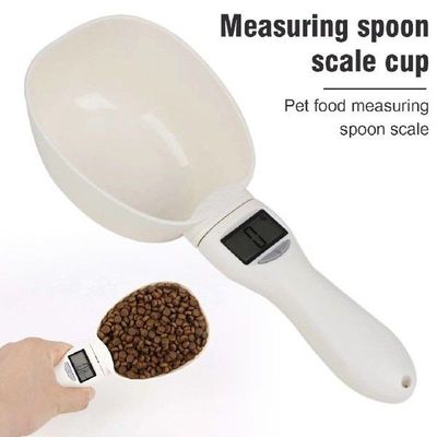 Pet Food Measuring Scoop Scale Cup Dog Cat Feeding Kitchen P
