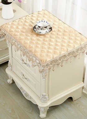Non-slip cover for bedside table cotton bedroom Europe fresh