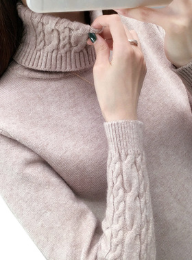 Women Sweater Turtleneck Pullovers Autumn Winter Sweaters Ne