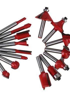 15 Pcs Router Bit Set 1/4-inch Shank Diameter Milling Cutter