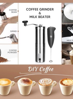 Manual Coffee Grinder Mini Stainless Steel Hand Handmade Cof