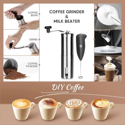 Manual Coffee Grinder Mini Stainless Steel Hand Handmade Cof