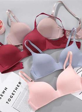 Womens seamless push-up bra sexy lingerie three-quarter