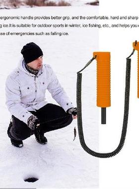 Ice Pick Fishing with Handle Portable Icebreaker Sturdy