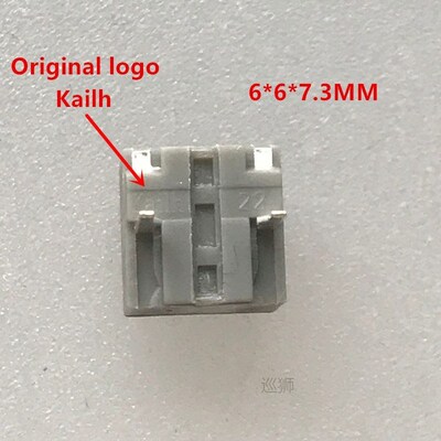 10-100Pcs Kailh 6*6*7.3mm square silent mouse micro switch m