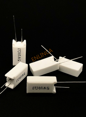 5 Pcs 5W Vertical Cement Resistance 24R 24ohm Ceramic Resist