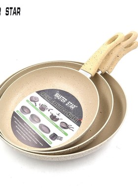 Fry-Pan Cooker Granite Master Marble-Coating Non-Stick Fire-