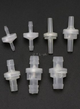Plastic One-Way Non-Return Water Inline Fluids Check Valves