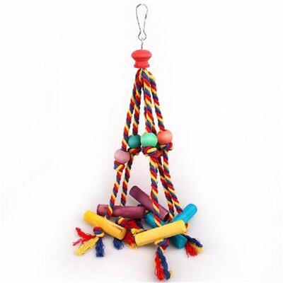 Bird Chewing Toy Funny Cotton Rope Parrot Toy Bite